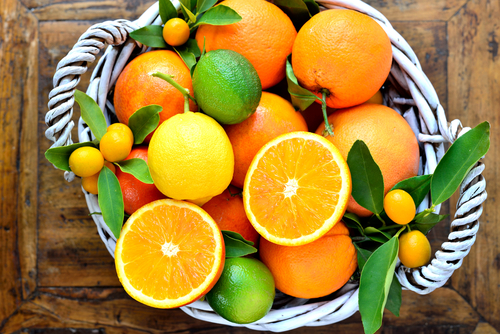 Antioxidant vitamín C v citrusoch
