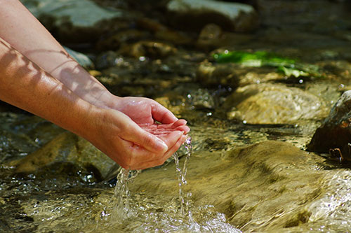 Pramenitá voda je najzdravšia, lebo obsahuje vysoký podiel prirodzených minerálov a organických látok z prírody.