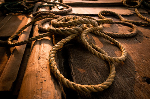 Konopné laná sú známe svojou silou a trvácnosťou.