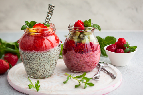 Zdravé raňajky: ovocné smoothie s chia semienkami