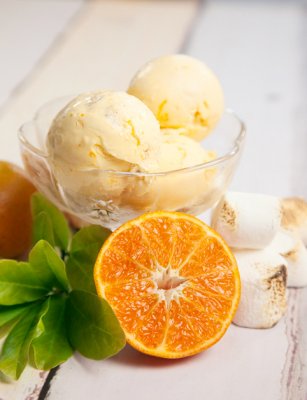 Mandarinkový sorbet