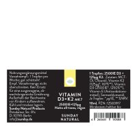 Vitamín D3 + K2 1000 / 2500 /  5000 / 10 000 IE