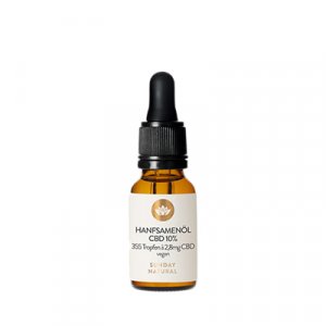 Sunday CBD olej - 10 % cannabidol
