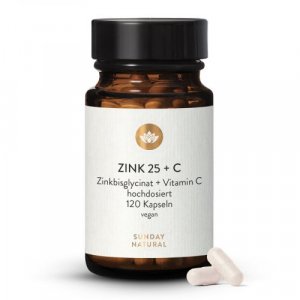 Zinok 25 mg + vitamín C - kapsule
