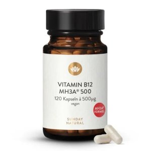 Vitamín B12 - 500 mcg (MH3A Formula)