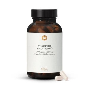 Vitamín B3 Nikotínamid 500 mg (niacín)