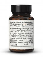 Vitamín D3 + K2 MK7 20 000 IU + 200 µg All-Trans, 120 kapsúl